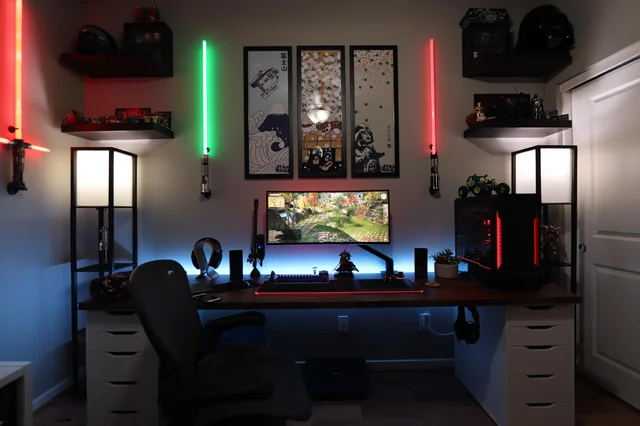 Star Wars Game Room-game room lights