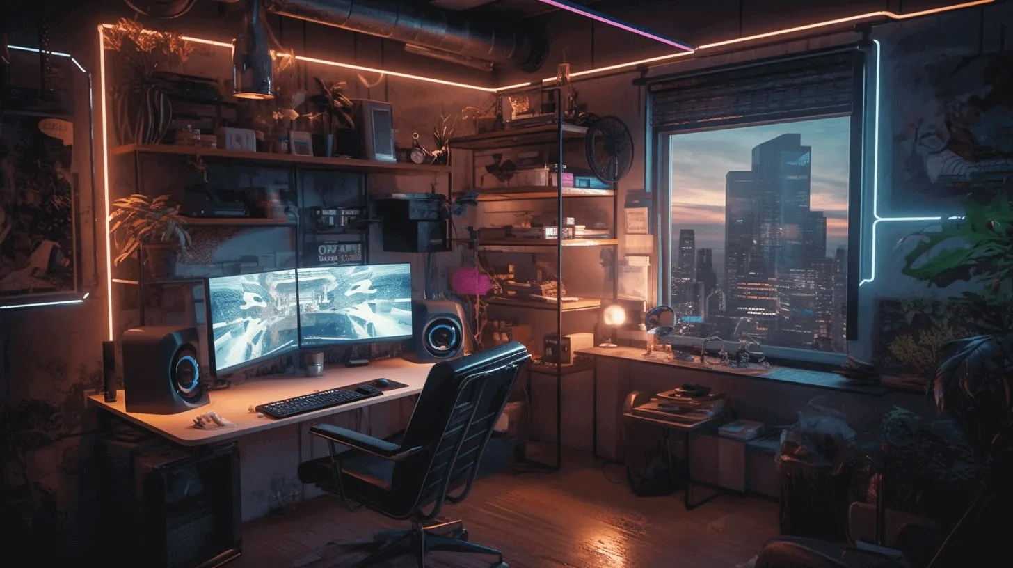 game room lights-Cyberpunk