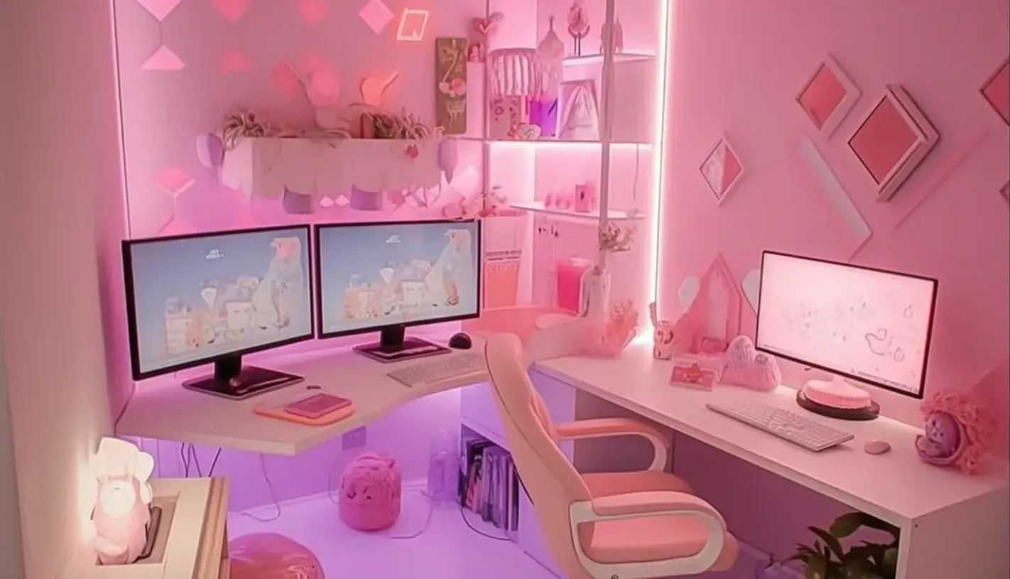 Cute Gaming Room Ideas-game room lights