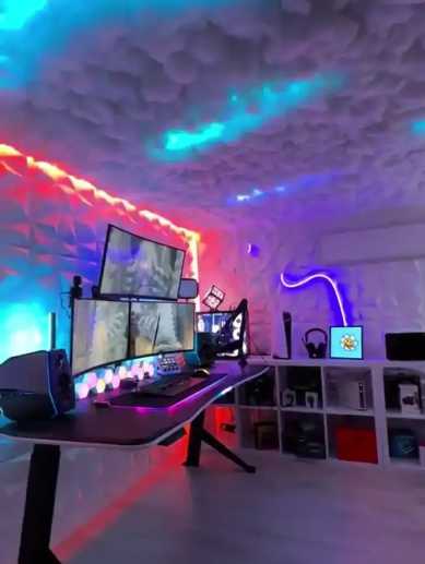 game room lights-Fantasy Gaming Paradise 