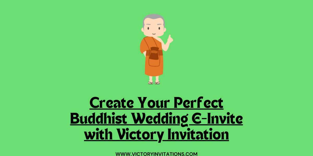 Create Your Perfect Buddhist Wedding E-Invite with Victory Invitation